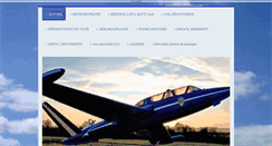 Desktop Screenshot of aeroclubdusarladais.com